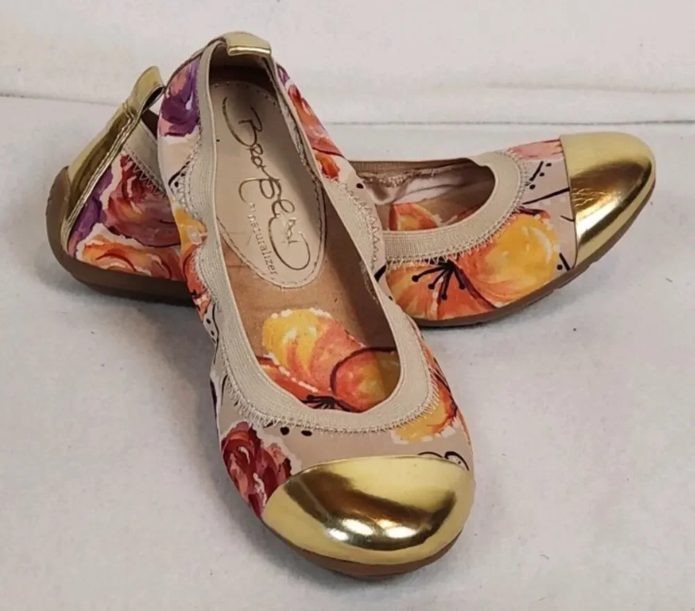 Naturalizer David Bromstad Ursela Floral Flats Women's Sz 5
